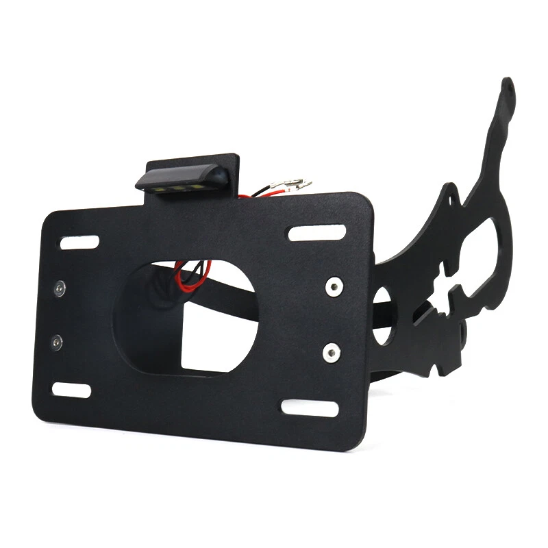 Soporte de matrícula lateral apto para Kawasaki VN800/Vulcan 800 95-06 Foto 4 de 4