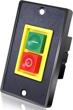 Taiss/Start Stop Switch,On/Off Machine Switch 220v/380v 10A Industrial Push But