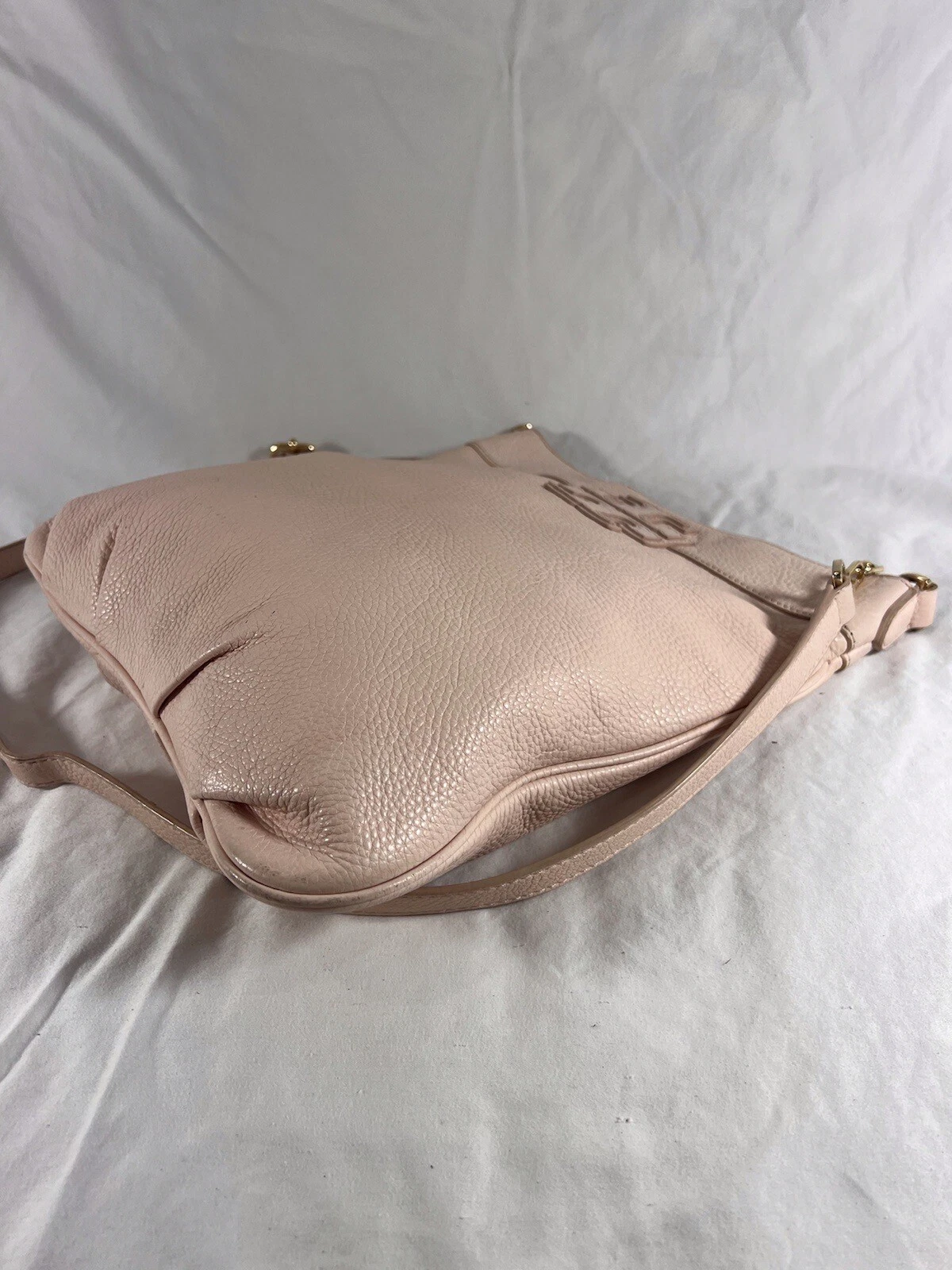 Borsa a tracolla TORY BURCH in pelle rosa logo Mcgraw Swingpack