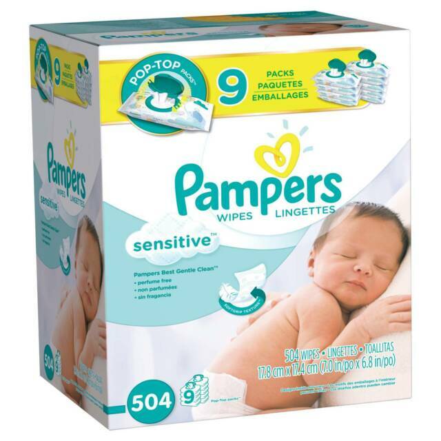 pampers sensitive wipes
