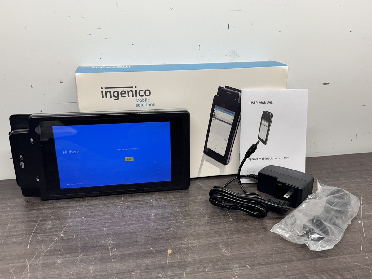Ingenico Moby/M70 Touchscreen Payment Android Tablet Terminal - O90
