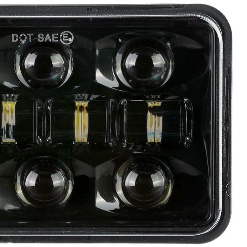 4PCS 4x6" Led Headlights Hi-Lo Sealed Beam DRL For Peterbilt Kenworth T800 W900 - Bild 7 von 12