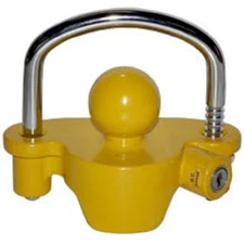 Universal Trailer Hitch Coupler Lock Ball Heavy Duty Steel 1 7/8" 2" 2 5/16"