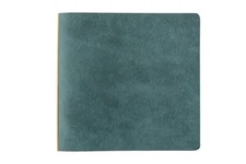 PLOTTER 5001 6-Ring Cowhide Steer Leather Binder Pueblo Square size Green