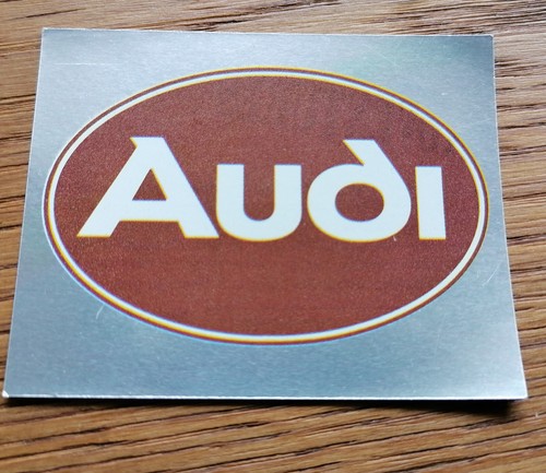Panini Motor Adventures 1987 Audi Wappen Badge Sticker Aufkleber Nr. 63