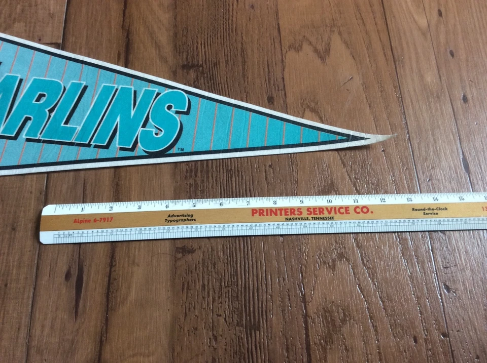 Baseball Florida Marlins Pennant since 1876 National League Club wincraft Miami - Image 4 of 4