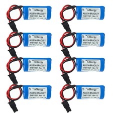 8pcs 1756-BA2 BR2/3A-AB 3.0V 1800mAh Battery Power for Allen Bradley