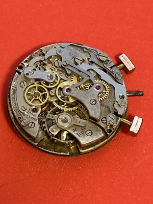 Landeron 248 vintage chronograph movement for part or restore not works  (R26)
