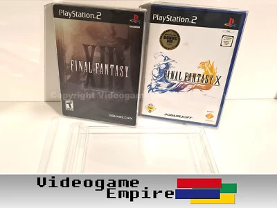 10x Fundas Protectoras 0,4mm para Playstation 2 Juegos EMBALAJE ORIGINAL PS2 Fundas Caja Protector