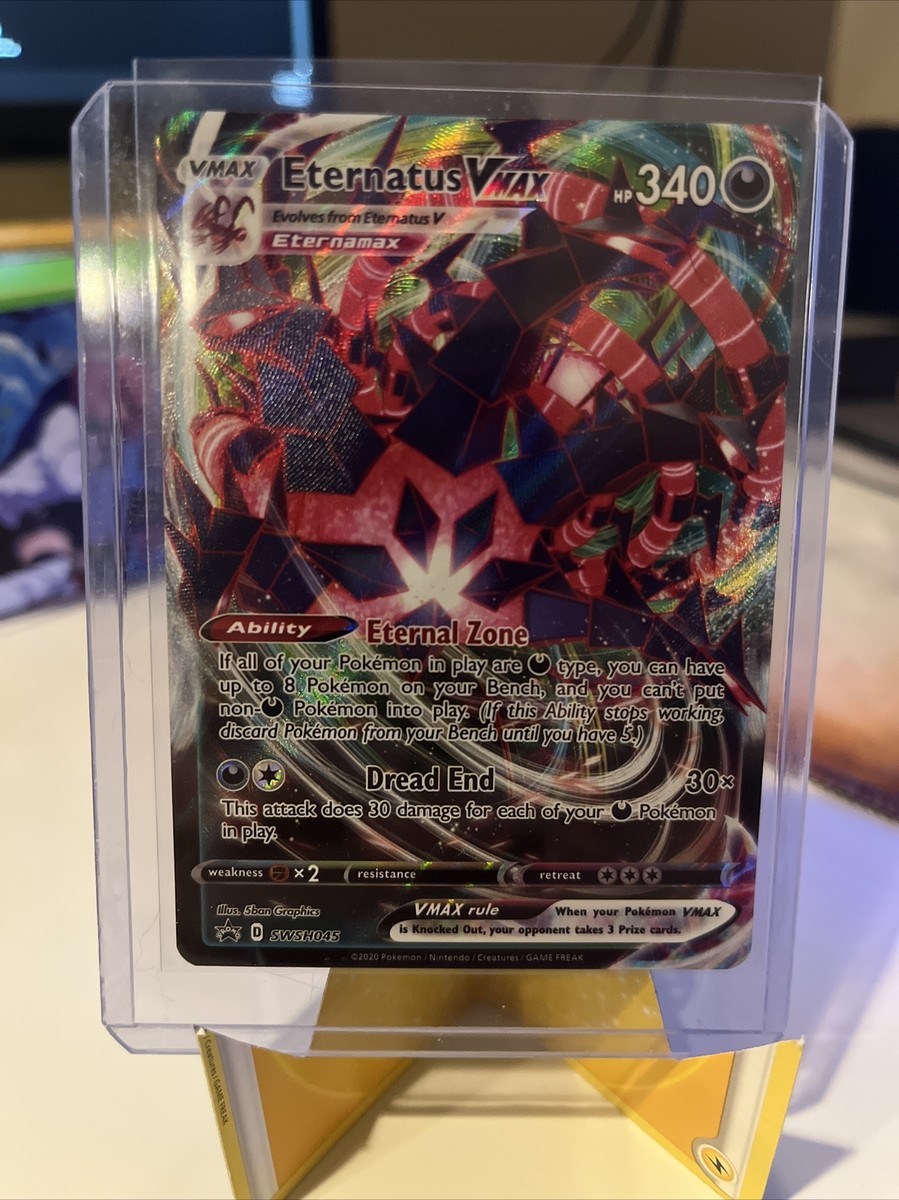 pokemon card eternatus vmax price Amazon.com: Eternatus V & Vmax - SWSH045 & SWSH064 - Pokemon Card Lot