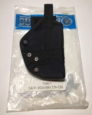 Dutyman War Gear S&W 4026 Sig 226-228 Nylon Holster RH Right Hand 7346 J