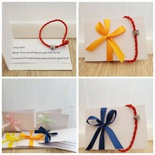 Red Kabbalah String  cord Lucky wristband Initial Letter Bracelet gift
