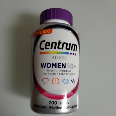 Centrum Silver Women 50+ Multivitamin Tablets 200 Count 2027+