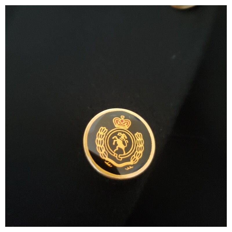 Carelli 2 Button 100% Cashmere Solid Black Sport … - image 10