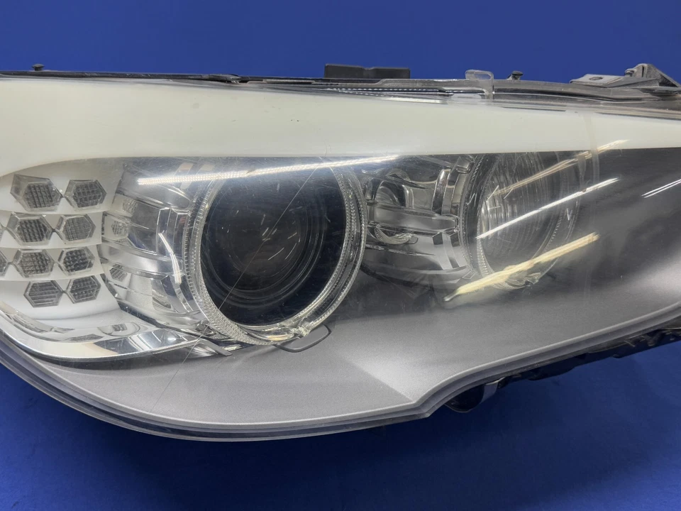 BMW F07 535i GT 2010-2017 conjunto completo de faros de xenón del lado derecho del pasajero OEM Foto 3 de 4