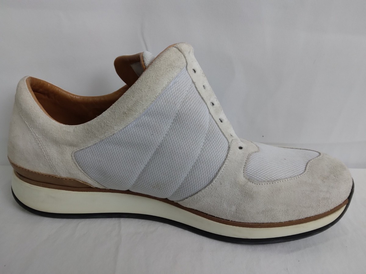 Number 288 Mott Asymmetrical Leather Suede Low Top Sneakers  display picture 3