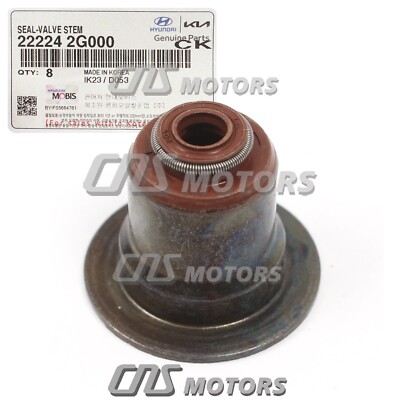 ⭐GENUINE⭐ Valve Stem Seals 8PCS for 2006-2023 GENESIS HYUNDAI