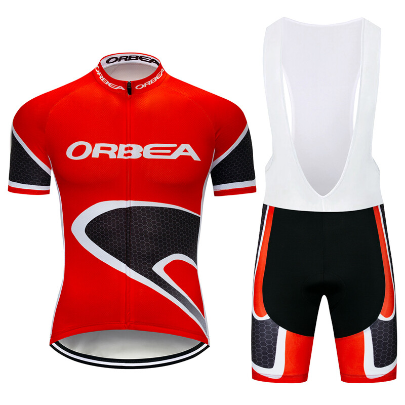 2024 Hombres Ciclismo Jersey Bib Pantalones Cortos Set Bicicleta Ropa Bicicleta Mangas Cortas Conjunto