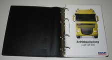 Operating Instructions DAF Truck Lorry Type XF 105/XF105 Stand 2010