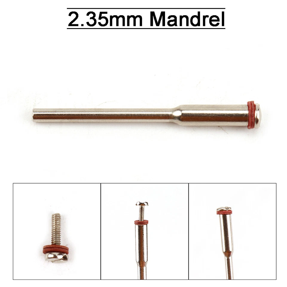 10Pc 2.35/3mm Cut-off Disc Wheel Screw Mandrel For Dremel Rotary Tool Connecting - Image 4 of 4