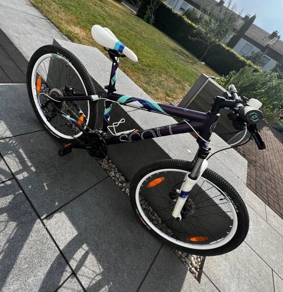 Scott Mountainbike Contessa 620 Damen Rahmengröße S Farben Lila,Weiß,Türkis