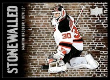 Martin Brodeur #SW-47 2018-19 Upper Deck Stonewalled NHL Card New Jersey Devils