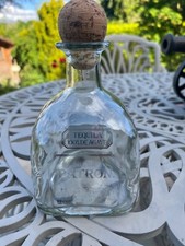patron sılver tequıla bottle (empty)