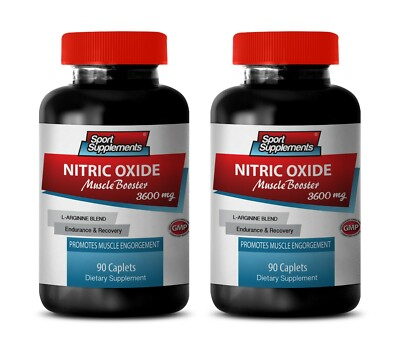 #ad L arginine supplement NITRIC OXIDE 3600MG blood pressure support 2B $42.01