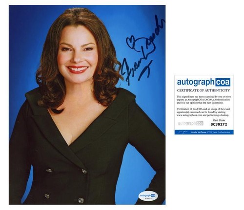 Fran Drescher "Living with Fran" AUTOGRAPH Signed 'Fran Reeves' 8x10 Photo ACOA