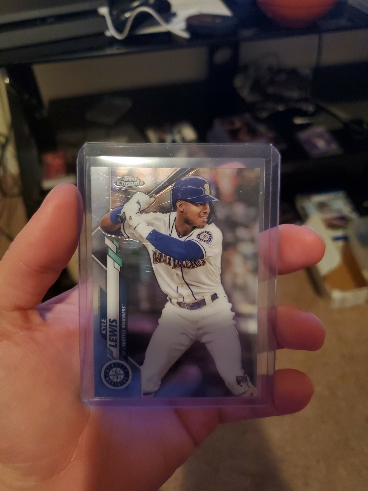 Kyle Lewis 2020 Topps Chrome #186 RC Seattle Mariners Rookie ROY