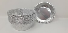 Foil Pie Dish Aluminium Foil Pukka Pie Style 11cmx3.3cm 200cc Bake Oven Cook New