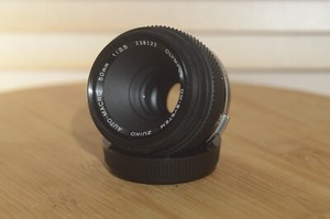 Amazing Olympus OM 50mm f3.5 Macro lens. This is a fantastic macro lens