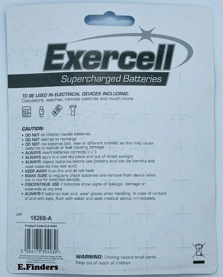 HyCell Button Cell Set 5x Per AG 1, AG 3, AG 4, AG 10, AG 12, AG 13 - Foto 3