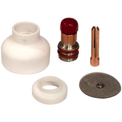 Weldtec K53CNK3-32 3/32'' Champagne Super Size Tig Nozzle Kit