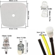 Vergaser-Kit Mit Kraftstoffleitungen – Passend Für Honda GX31, GX22, FG100 & Little Wonder Mäher | Inkl. 6 Zubehörteilen