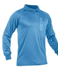 Men's Tactical Polo Shirt Long Sleeve Casual  Quick Drying Outdoor Small. NWT
