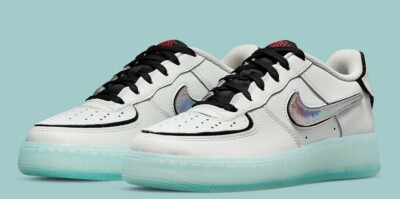 Nike Air Force 1/1 Low AF1 Mix Sneaker Shoe White New Size 6Y Womens 7.5