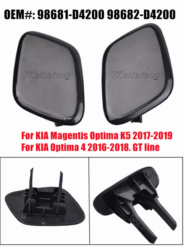 Nuevo para KIA Magentis Optima K5 4 faros lavadora boquilla pulverizadora cubierta Foto 2 de 3