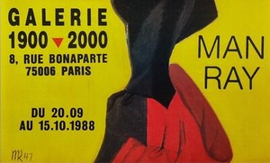 Man RAY — Affiche originale d'exposition, Galerie 1900-2000, Paris — vue 4 sur 5