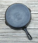 Vintage Griswold NO. 7 Cast Iron Skillet 701 I Groove Handle *FULLY RESTORED*