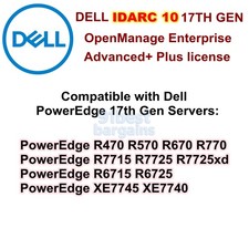 OpenManage Enterprise Advanced Plus license IDRAC10 For Dell Gen17 17th Server