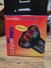 CONAIR PRO Tourmaline Finger Diffuser Universal Attachment Fits Most Hair Dryers