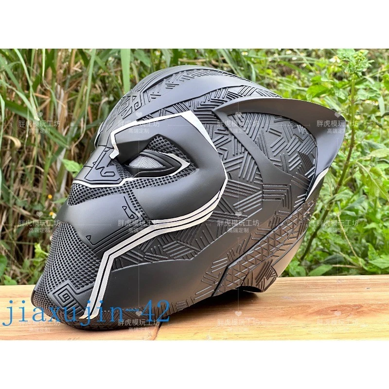 Black Panther Helmet 2.0 Mask Movie Props Cosplay Halloween Anime Headgear Gift - Image 2 of 4