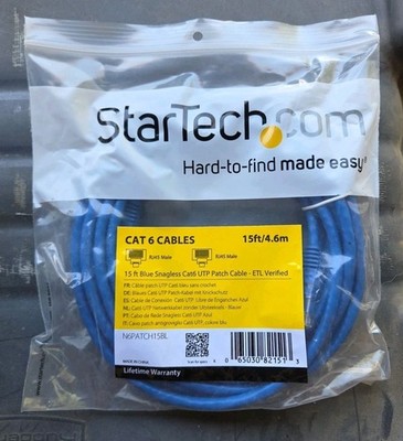 StarTechcom N6PATCH15BL Cable