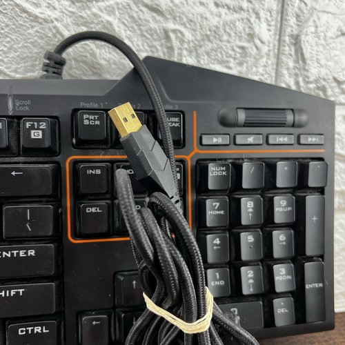 ASUS STRIX TACTIC PRO MECHANICAL FULL SIZE USB GAMING KEYBOARD Gaming PC As New - Picture 6 of 16