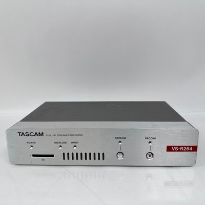 TASCAM VS-R264 Stand-Alone Full HD Video Encoder/Decoder for Streaming; AS-IS