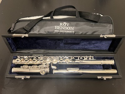 Roy Benson Flute FL-402E2 (Double head design, straight, nickel silver, E mechan