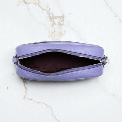 Coach Jamie Camera Crossbody Leather Bag Purse in Light Violet