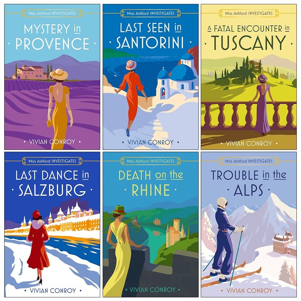Miss Ashford Investigates Series 6 Books Collection Set By Vivian Conroy - Image 3