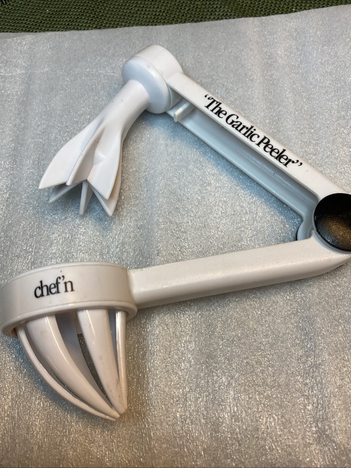 Chef'n's original silicone garlic peeler tube is a legitimately clever gadget that predates the whole category — and this vintage original is a fun find.